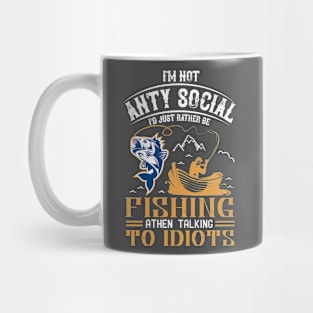 Fishing Antisocial Mug